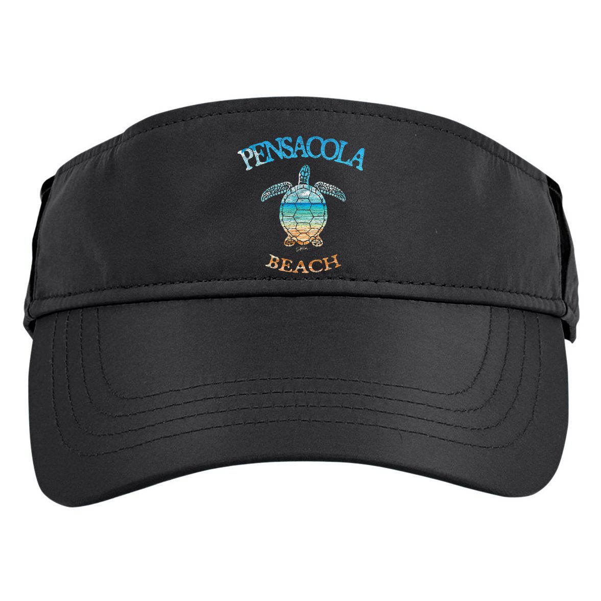 Pensacola Beach, FL, Sea Turtle Adult Drive Performance Visor