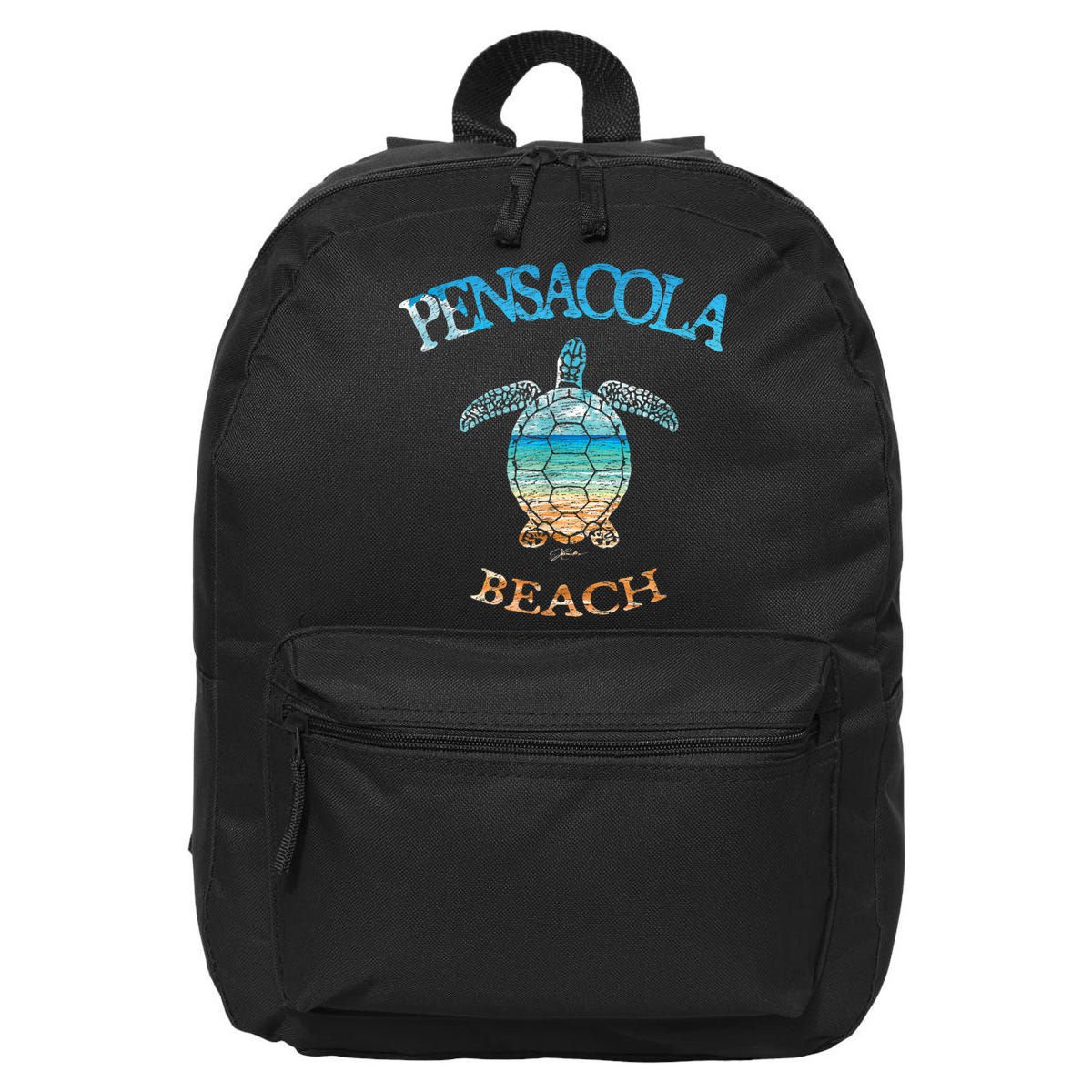 Pensacola Beach, FL, Sea Turtle 16 in Basic Backpack