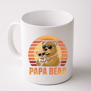 Papa Bear FatherS Day Papa Bear Matching Family Cool Gift Coffee Mug