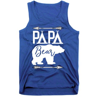 Papa Bear Fathers Day Gift For Dad Grandpa Husband Daddy Meaningful Gift Tank Top