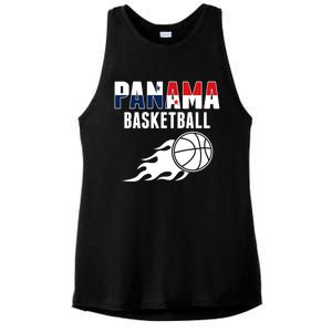 Panama Basketball Fans Jersey Gift Panaian Flag Sport Lovers Gift Ladies PosiCharge Tri-Blend Wicking Tank