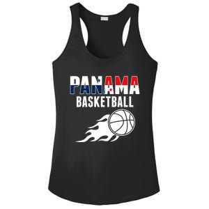 Panama Basketball Fans Jersey Gift Panaian Flag Sport Lovers Gift Ladies PosiCharge Competitor Racerback Tank