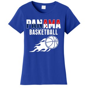 Panama Basketball Fans Jersey Gift Panaian Flag Sport Lovers Gift Women's T-Shirt