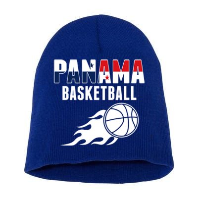 Panama Basketball Fans Jersey Gift Panaian Flag Sport Lovers Gift Short Acrylic Beanie