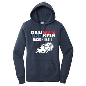 Panama Basketball Fans Jersey Gift Panaian Flag Sport Lovers Gift Women's Pullover Hoodie