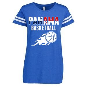 Panama Basketball Fans Jersey Gift Panaian Flag Sport Lovers Gift Enza Ladies Jersey Football T-Shirt