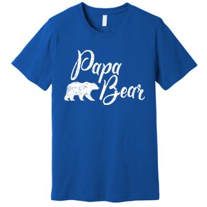 Papa Bear Fathers Day Cute Gift Premium T-Shirt