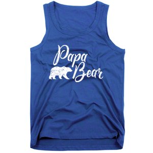 Papa Bear Fathers Day Cute Gift Tank Top