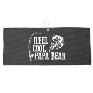 Papa Bear Fishing Reel Cool Papa Bear Large Microfiber Waffle Golf Towel