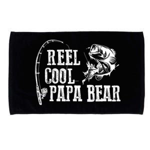 Papa Bear Fishing Reel Cool Papa Bear Microfiber Hand Towel