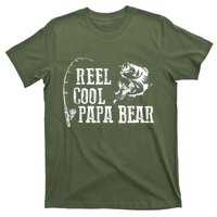 Papa Bear Fishing Reel Cool Papa Bear T-Shirt