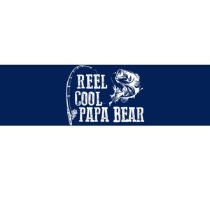 Papa Bear Fishing Reel Cool Papa Bear Bumper Sticker