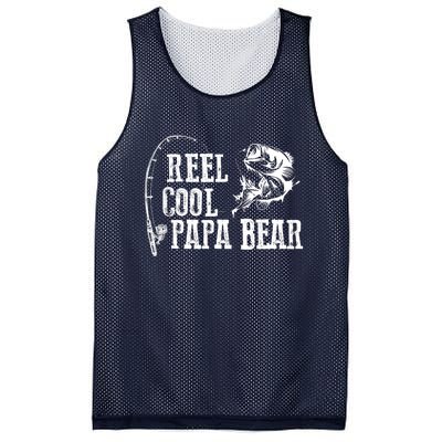 Papa Bear Fishing Reel Cool Papa Bear Mesh Reversible Basketball Jersey Tank