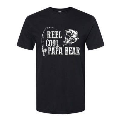 Papa Bear Fishing Reel Cool Papa Bear Softstyle CVC T-Shirt