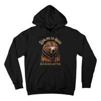 Papa Bear Funny Fathers Day Gift Tall Hoodie