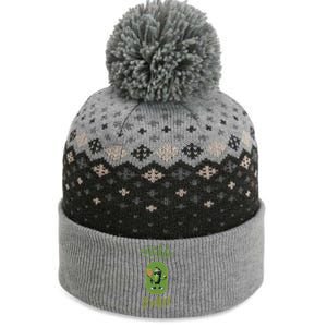 Pickle Baller Funny Pickleball The Baniff Cuffed Pom Beanie