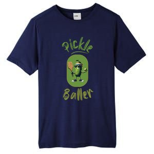 Pickle Baller Funny Pickleball Tall Fusion ChromaSoft Performance T-Shirt