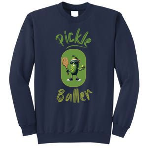 Pickle Baller Funny Pickleball Sweatshirt