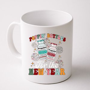 Poppin Bottles For The New Year ICU Nurse Propofol CRNA Coffee Mug