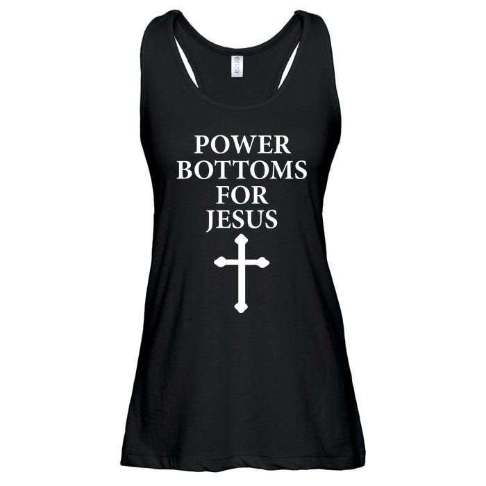 Power Bottoms For Jesus Christian Bible Jesus Christmas Gifts Ladies Essential Flowy Tank