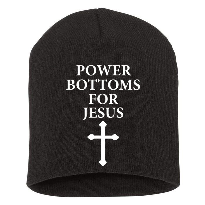 Power Bottoms For Jesus Christian Bible Jesus Christmas Gifts Short Acrylic Beanie