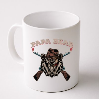 Papa Bear Funny Gift Gangster Christmas Birthday Gift Coffee Mug