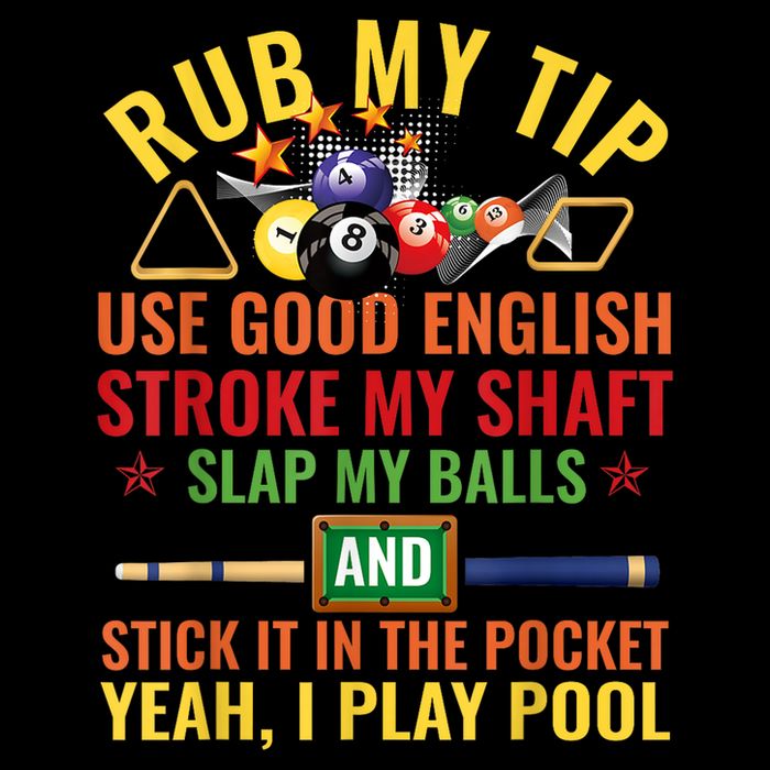 Pool Billiards Funny Billiard Player Table Sport Game Play Gift Impact Tech Backpack