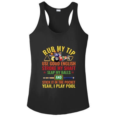 Pool Billiards Funny Billiard Player Table Sport Game Play Gift Ladies PosiCharge Competitor Racerback Tank