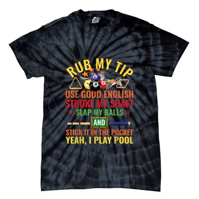 Pool Billiards Funny Billiard Player Table Sport Game Play Gift Tie-Dye T-Shirt