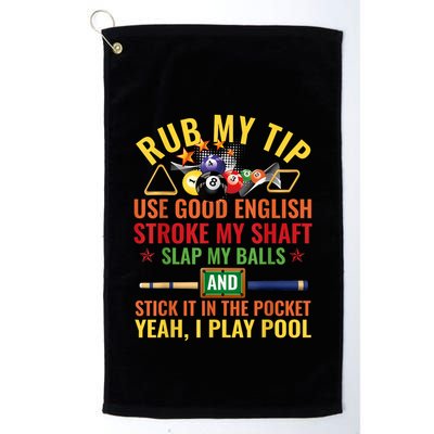 Pool Billiards Funny Billiard Player Table Sport Game Play Gift Golf Towel