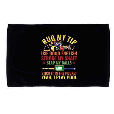 Pool Billiards Funny Billiard Player Table Sport Game Play Gift Microfiber Hand Towel