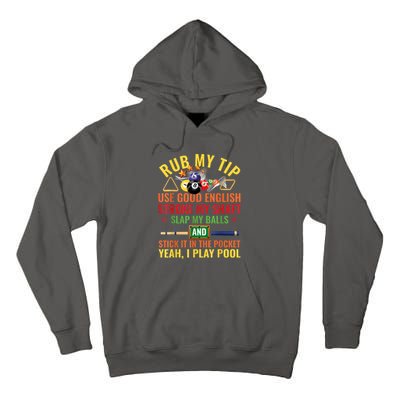 Pool Billiards Funny Billiard Player Table Sport Game Play Gift Tall Hoodie