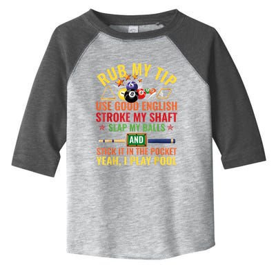 Pool Billiards Funny Billiard Player Table Sport Game Play Gift Toddler Fine Jersey T-Shirt