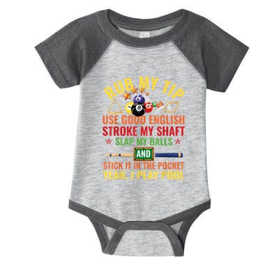 Pool Billiards Funny Billiard Player Table Sport Game Play Gift Infant Baby Jersey Bodysuit