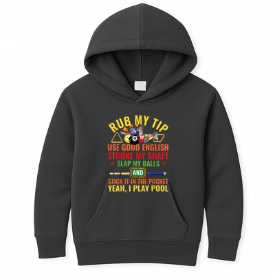 Pool Billiards Funny Billiard Player Table Sport Game Play Gift Kids Hoodie