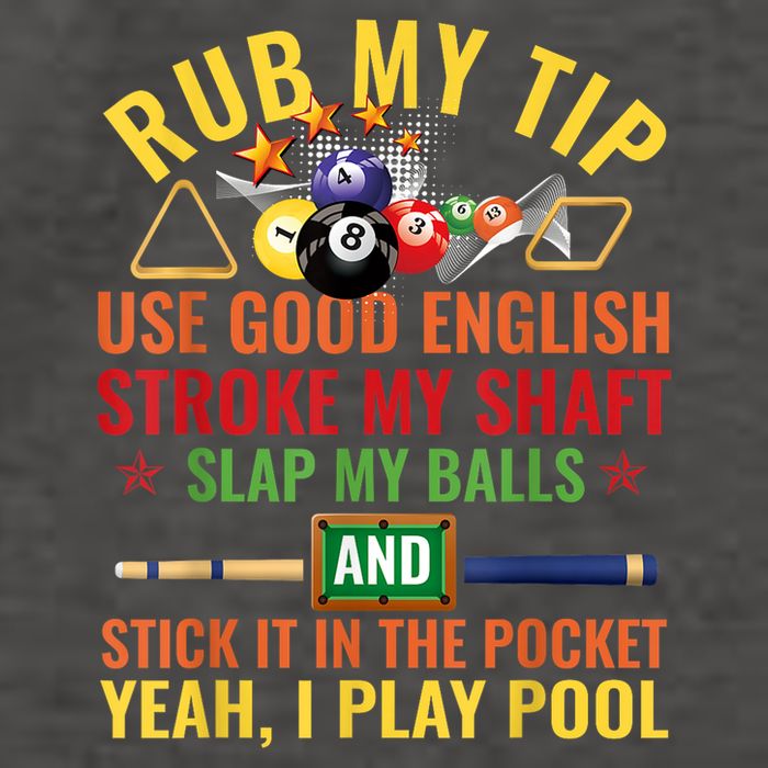 Pool Billiards Funny Billiard Player Table Sport Game Play Gift Vector Backpack