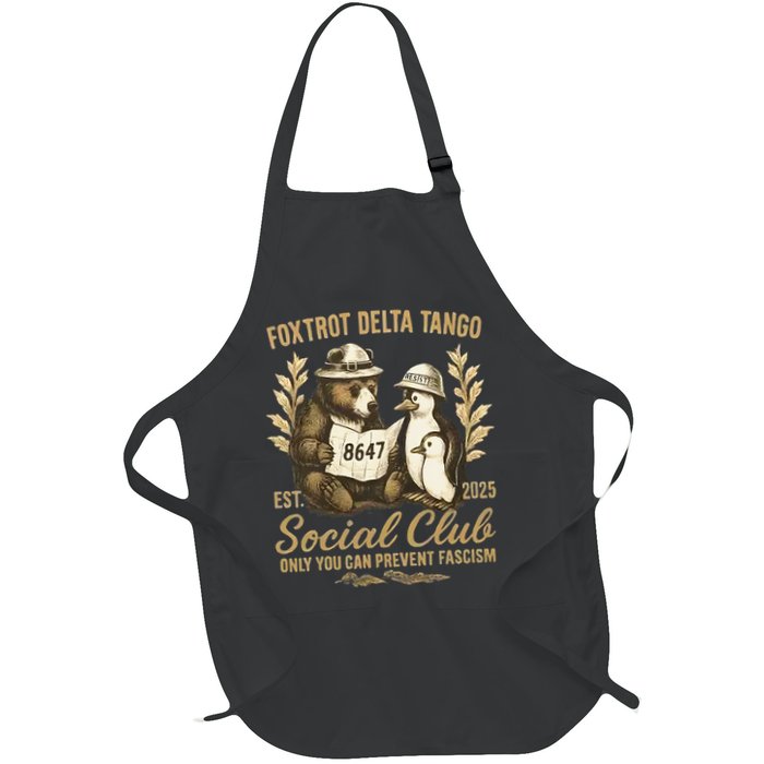 Penguin Bear Foxtrots Delta Tangos Activism Against Tariffs Apron