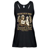 Penguin Bear Foxtrots Delta Tangos Activism Against Tariffs Ladies Essential Flowy Tank
