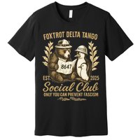 Penguin Bear Foxtrots Delta Tangos Activism Against Tariffs Premium T-Shirt