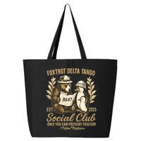 Penguin Bear Foxtrots Delta Tangos Activism Against Tariffs 25L Jumbo Tote