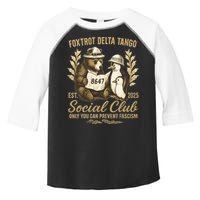 Penguin Bear Foxtrots Delta Tangos Activism Against Tariffs Toddler Fine Jersey T-Shirt