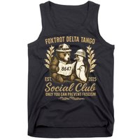 Penguin Bear Foxtrots Delta Tangos Activism Against Tariffs Tank Top
