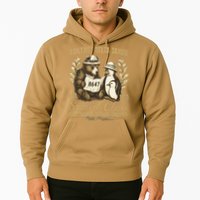 Penguin Bear Foxtrots Delta Tangos Activism Against Tariffs Hoodie