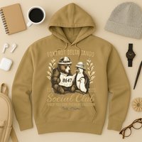 Penguin Bear Foxtrots Delta Tangos Activism Against Tariffs Hoodie