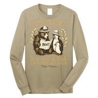 Penguin Bear Foxtrots Delta Tangos Activism Against Tariffs Long Sleeve Shirt