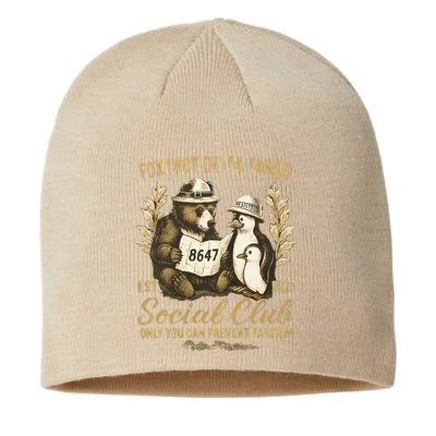 Penguin Bear Foxtrots Delta Tangos Activism Against Tariffs Sustainable Beanie