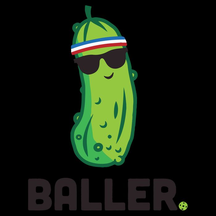Pickle Baller Funny Pickleball Flexfit Unipanel Trucker Cap