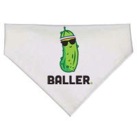 Pickle Baller Funny Pickleball USA-Made Doggie Bandana