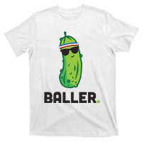 Pickle Baller Funny Pickleball T-Shirt