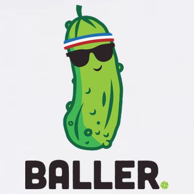 Pickle Baller Funny Pickleball T-Shirt